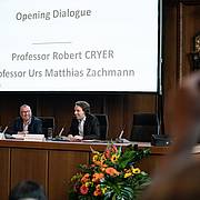 Opening dialogue by Professor Robert Cryer and Professor Urs Matthias Zachmann