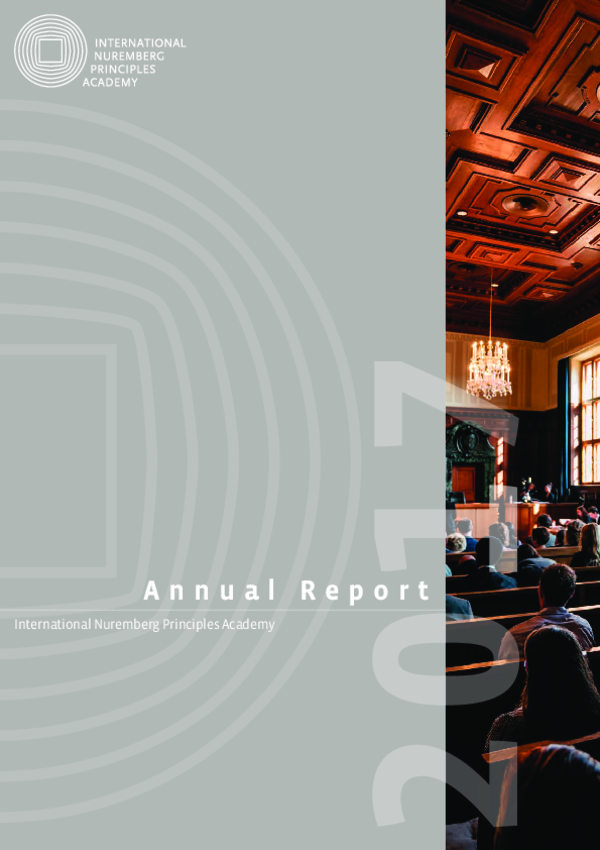 Nuremberg Academy Annual Report 2017