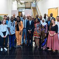 Les participants de l'édition francophone de l'Académie d'été de Nuremberg 2019