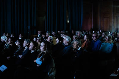 The audience during the film screening