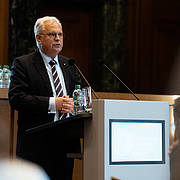Dr. Thomas Dickert, Präsident des Oberlandesgerichts Nürnberg, bei seiner Begrüßungsrede