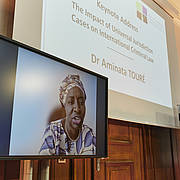 Grundsatzrede von Dr. Aminata Touré, ehem. Premierministerin und Justizministerin, Büro des Ministerpräsidenten des Senegal (digitale Teilnahme)