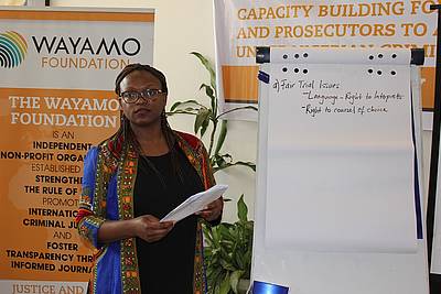 Adejoké Babington-Ashaye, International Law Specialist and former investigator at the ICC - photo: Wayamo Foundation