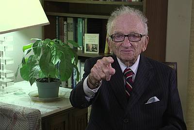 Ben Ferencz in a special video message for the Academy's Nuremberg Forum 2018