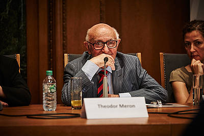 Theodor Meron, President of the International Criminal Tribunal for the former Yugoslavia