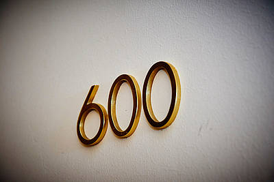Sign for Courtroom 600